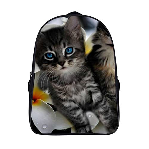 Sac à dos chat 40x28x16cm pour ordinateur travail et école ados