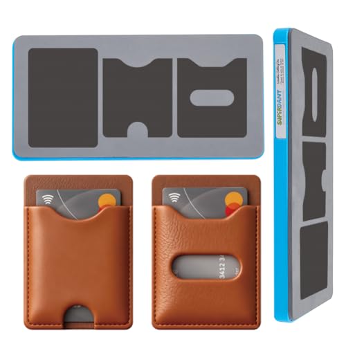 SUPERDANT Two Types Card Packs Leather Die Wooden Die Cutter Leathers Cutting Dies DIY Art Crafts Leathers Dies Cutter for Men Women Leather Making for Handmade Lover Gifts