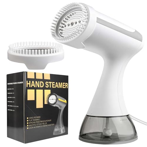 Vaporizador vertical | Plancha vertical portátil de 1500 w para el hogar: plancha de vapor portátil para oficina, viajes, compacta y portátil, blanca