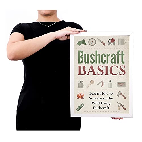 Quadro decoração Sobrevivencialismo Bushcraft brc5148