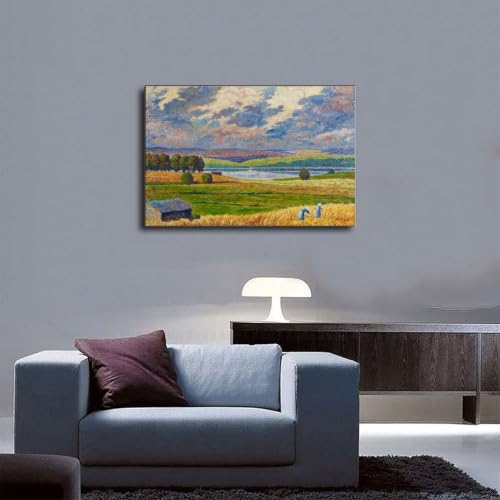 Alfred William Finch Impression de prestige Padasjoki grand format