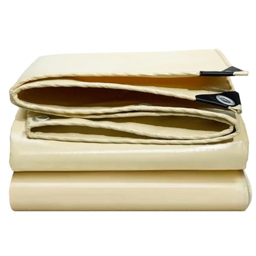 Lona para acampar de PVC beige ideal para proteger caravanas de la intemperie 2