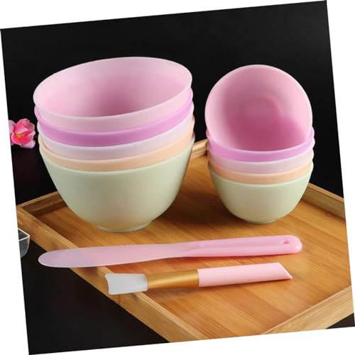 Baluue 5pz Recipientes Silicona para Mezclar Mascarillas miniatura 7