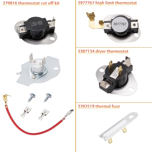 Dryer Heating Element Kit Replace for Estate EED4400WQ0 EED4400WQ1 EED4100WQ0 TEDX640PQ0 EED4300TQ0 EED4300SQ0 TEDS840PQ0 TEDS840JQ2 TEDX640JQ1 EED4300VQ0 EED4300VQ1 EED4400SQ0 by Siwdoy - Used condition - Image 6