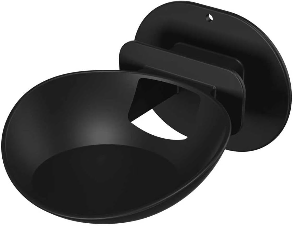 Wall mount holder for Echo Dot Max, For standing speaker. Compatible with Dot Max （2025 New） Speaker Stand Metal Holder Accessory Rack (Black, 1PCS)