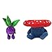 Peluche 2Pcs Personajes De Dibujos Animados Anime Oddish Evolution Vileplume Pokemones Peluches De Peluche 8 20Cm Lindos Juguetes Blandos Regalos para Niños