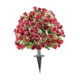 【Installation facile】Fourni avec des piquets robustes pour une installation sans effort, il suffit de les insérer dans les parterres de fleurs, les pots décoratifs ou le long des bordures de votre porche pour rafraîchir instantanément votre espace, sans outils ni assemblage compliqué.