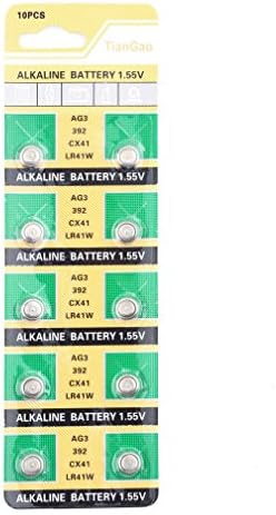 10Pcs X AG3 LR41 LR736 392 392A SR41SW CX41 SR736 SR41 Cell Button Watch Battery