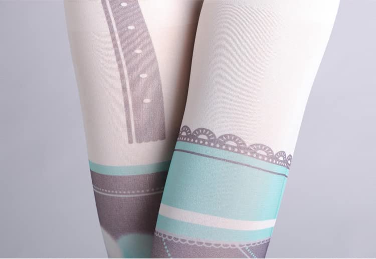 Image of Sahabowi Women Tights, Sheer High Waist Pantyhose, Vintage Control Top Stockings, Siwa 4