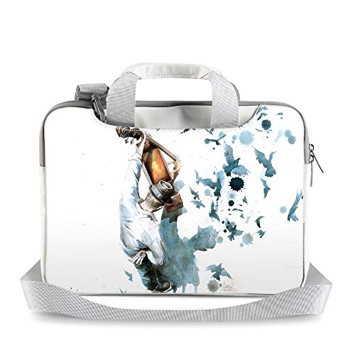 13.3 inch Laptop Bag 14 15.6 17 inch Laptop Case for MacBook Dell Lenovo HP Laptop Shoulder Messenger Bag (17-inch 17.72x1.18x13.38 inch, LL-005)