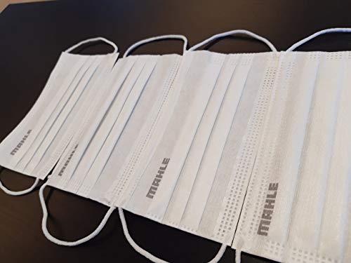 Máscara Facial Camada Dupla Proteção Com Elástico e Clip Nasal Ajuste no Nariz Caixa Com 40 Unidades