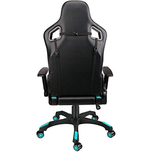 image for Leopard Outdoor Products Leopard Gaming Chair, High Back PU Leather Of