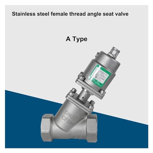 Valve pneumatique vapeur haute température pour stopper fuites inox 3/4"