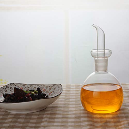 Cabilock recipiente de vidro para azeite de oliva 200 ml recipiente de armazenamento de vinagre redo