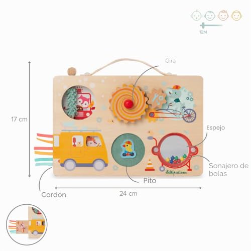 Busy Board Lilliputiens juguete de despertar multi-actividades 83508 3