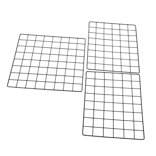 GRIRIW Photo Display Grid Panel Wall Hanging Decoration Picture Storage Holder Metal Grid Panel