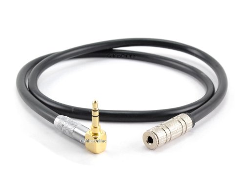 Cable auxiliar 3.5mm macho a hembra de 0.61 m miniatura 2