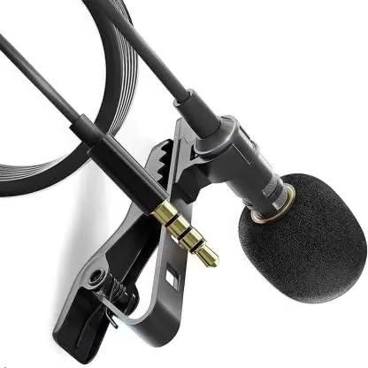 Metal Professional Collar Mic, Voice Recording Filter Microphone for Singing, YouTube, DSLR Camera, Smartphones_M179-image-45