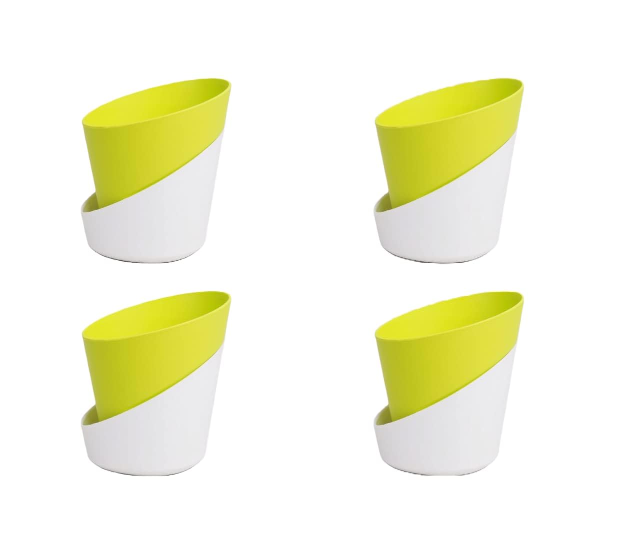 See full amazon price history chart for FOX & FERN Self Watering Planters (Pack of 4) (Lime-White) FOX & FERN Self Watering Planters (Pack of 4) (Lime-White) (B0D9M65Z9Q) Amazon Price History, Amazon Price Tracker