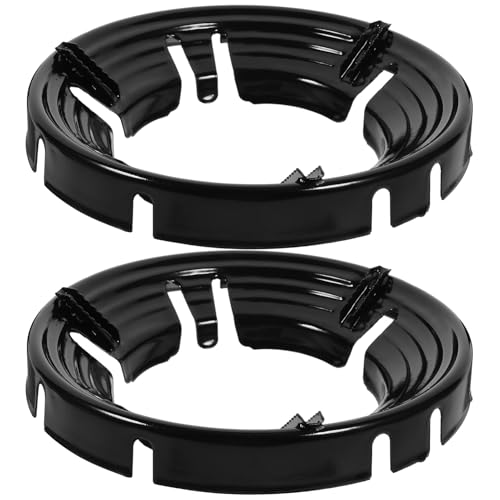 FUNOMOCYA 2pcs Gas Stove Wind Shield Cover Flame Tamer for Gas Stove Energy Saving Hood Fire Wok Stand Accessories