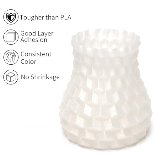 Image of INLAND Micro Center PLA+ 3D Printing Filament 1.75mm - PLA Pro Dimensional Accuracy + /- 0.03 mm - 1 kg Cardboard Spool (2.2 lbs) (1 Pack Natural, 1.75mm)