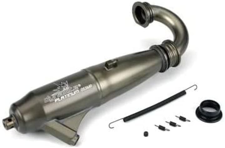 Dynamite 1/8 053 Mid-Range Inline Exhaust SysHard Anodized DYNP5003 Mufflers/Tuned Pipes