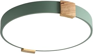 Lámpara de Techo LED Moderna, Panel Decorativo de Tres Tonos para Pasillo, 18 W/1700 LM, para Dormitorio Infantil, Sala de Estar, Restaurante, Color Verde.