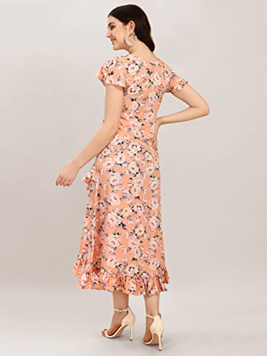 Image of QIQI Women's Crepe A-Line Maxi Casual Dress