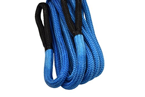 1"×30Ft Kinetic Energy Rope Truck Suv Tow Rope,Recovery Rope 30000Lbs,Towing Rope (Blue) #TOP2