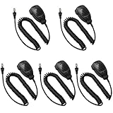 Akoree 5 Pack KMC-35 Microphone RJ45 Speaker Mic for Kenwood NX700 NX800 NX-820 NX-920 TK8180 TK7180 TK7360 TK8160 for Standard Dynamic Mobile Radi,8-pin Mic