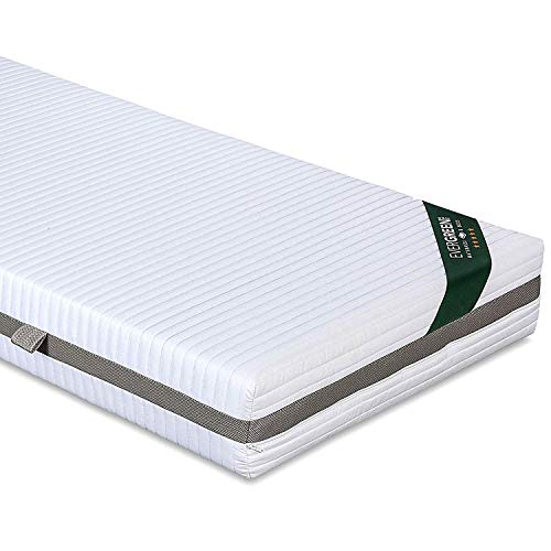 EVERGREENWEB Orthopädische Matratze 90x200 cm 20 Hoch aus Waterfoam + 1 Memory Foam Kissen KOSTENLOS Härtegrad H2/H3 mit Massage-Effekt, Abnehmbarer Waschbarer Bezug, Ideal für alle Betten | Sleepy – Bild 4