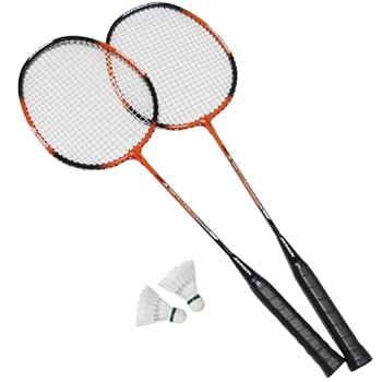 バドミントンラケット２本ジャンク品 Amazon | バドミントン ラケット 2本入り バドミントンセット