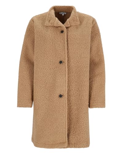 hajo Kurz-Mantel in Bouclé-Optik