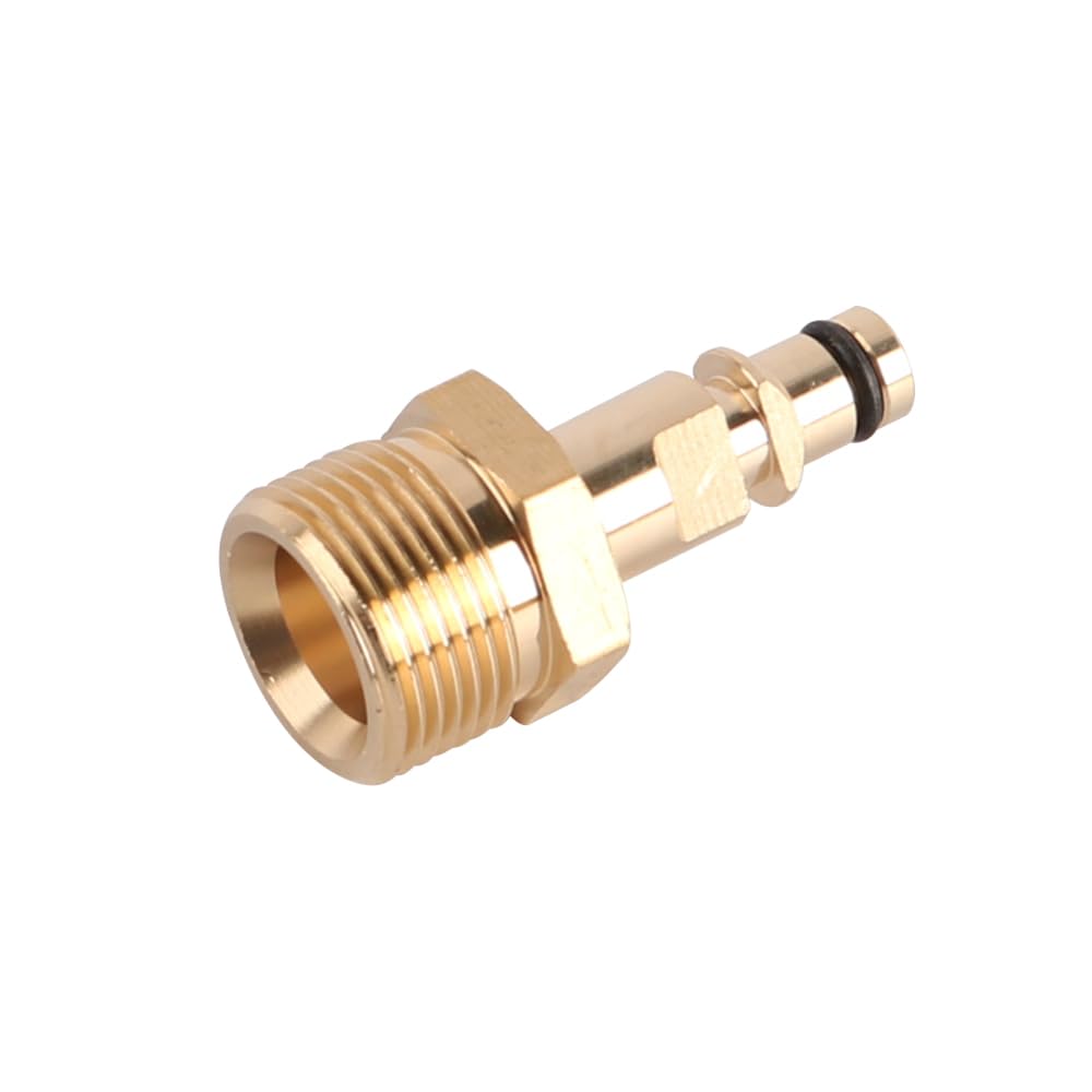 Adaptador de conexión rápida M22 para conector de manguera de hidrolavadora Acoplador de manguera de hidrolavadora M22 Compatible con la serie K2-K7 Lata de hidrolavadora de alta presión