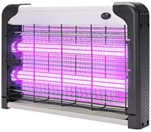 Commercial Electric Bug Zapper - Indoor & Covered Patio Insect Killer 2800V | Fruit Fly, Stink Bug, Ladybug, Moth, Wasp, Gnat and More | Electronic Trap Lamp | 6000sqft Coverage | Safe 20W Light Bulb