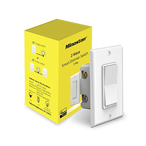 Switches Minoston Z-Wave Plus Dimmer Switch in Wall Light Switch