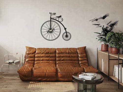 Image of Morden Metal Wall Clock for Living Room, Bedroom, Office, Kitchen, Stylish Wall Clock for Home and Hall, Designer Big Size Modern (DA-236, 50 CM)