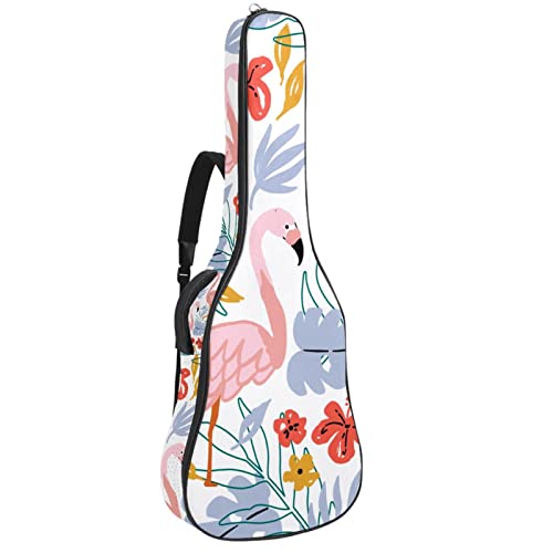 Housse étanche pour guitare acoustique avec double bandoulière et poche Motif plumes colorées, Multicolore 06, 42.9×16… - Les Beatles, Paul McCartney, John Lennon, RIngo Starr, George Harrison Housse étanche pour guitare acoustique avec double bandoulière et poche Motif plumes colorées, Multicolore 06, 42.9x16…