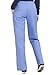 Med Couture Women's Signature Drawstring Straight Scrub Pant, Ceil/Navy, X-Small Tall