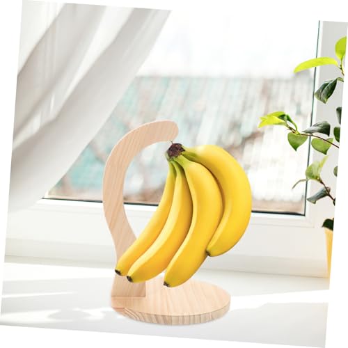 TOYANDONA Hanger Stand Rustic Fruit Holder Rack for Home Kitchen Counter Space-Saving Lightweight Desk Banana Hanging Stand with Grape Hanger for Dining Table Decoration - Image 6