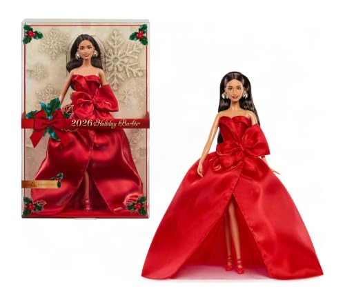 Barbie Signature 2026 Holiday Doll Brown Hair