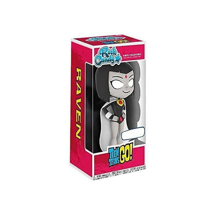 Amazon.com: Teen Titans Go! Raven White Rock Candy Figure - Exclusive :  Funko: Toys & Games