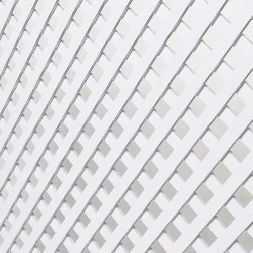 Nortene | Celosia PVC 18 Mm 0.8x1.2 Blanco | Decoración Exterior | Jardinería Ambientes Modernos