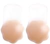 BeeSpring Silicone Reusable Nipplecovers Flower Petal 3.9 Inch Invisible Boobtape Pasties Chest Cover Nipple Covers Sticky Patch Adhesive Stickers Push up Tape Nippleless for Women - 3.9 White