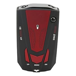 Auto Radar Snelheidsmeter, DC 12V Snelle Reactie Auto Radar Detector Voor Auto (Rood)