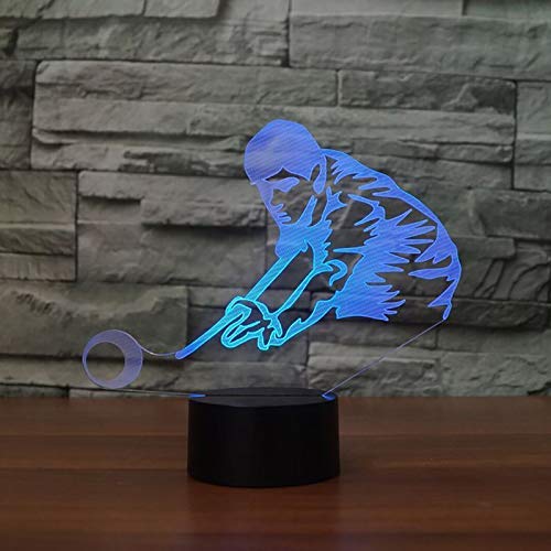 3D Billard LED Lampe Art Déco Lampe La Couleur Changeant