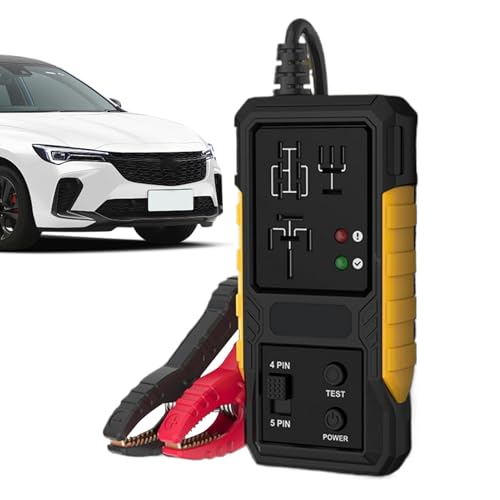 Comprobador de relés automotrices de 12V para diagnóstico rápido de fusibles y circuitos de coche
