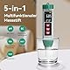Shiptree pH-Messgerät (± 0,01), 5-in-1 pH/TDS/EC/Salinität/Thermometer, hochpräziser Swimmingpool pH Tester mit hintergrundbeleuchtetem LED-Display und Temperaturkompensation, für Trinkwasser/Pool