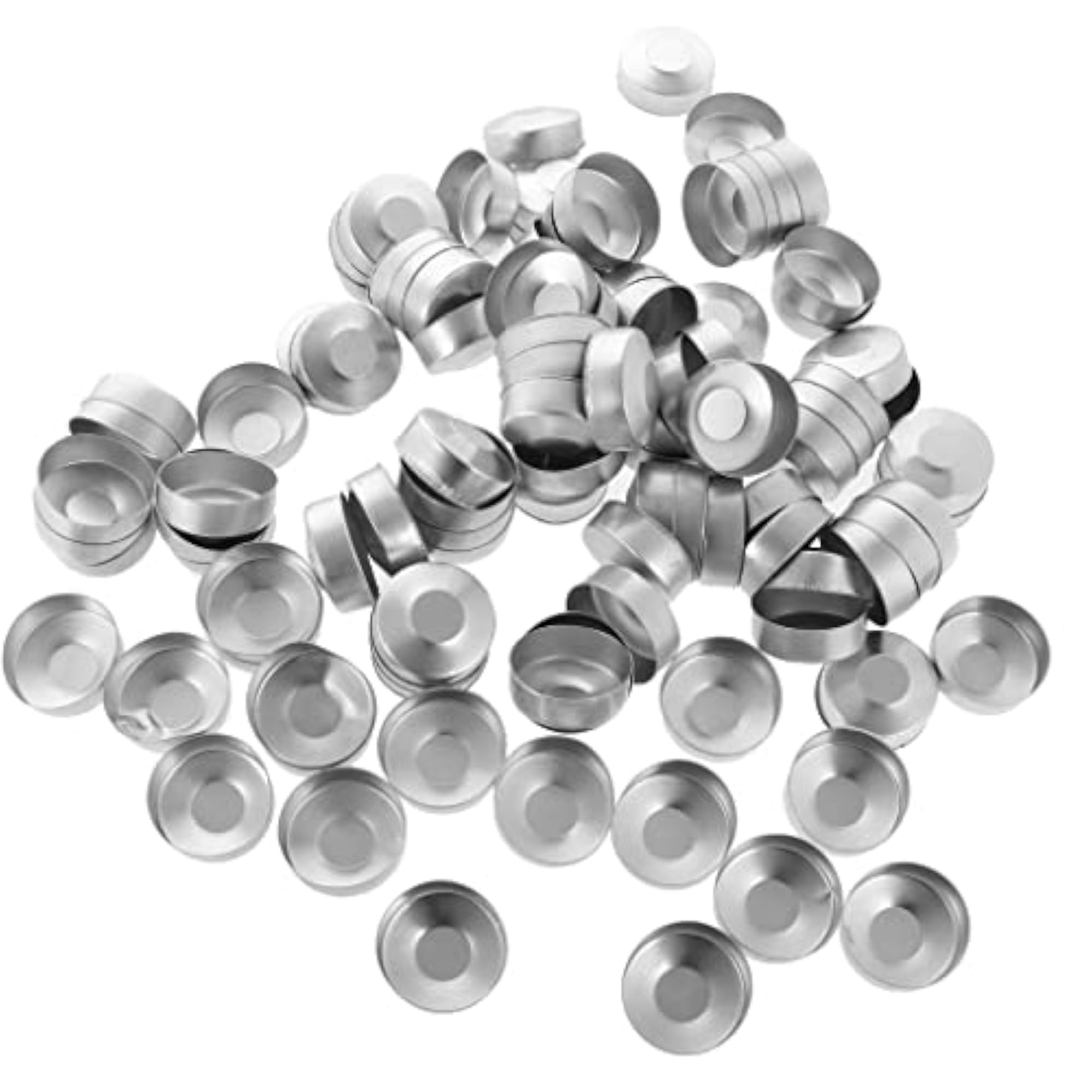 Aluminium Tea Light Empty Case Containers for Candle Making