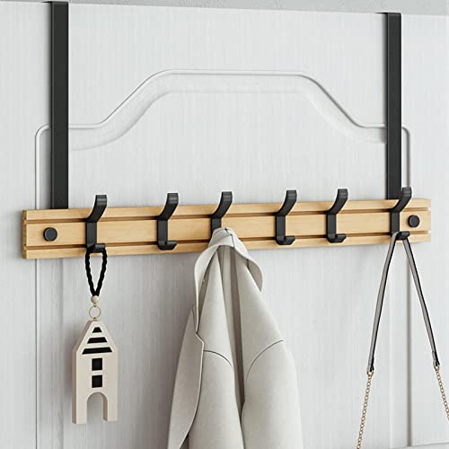 Perchero de aluminio resistente para colgar sobre la puerta, organizador de toallas, perchero para sala de estar, dormitorio, baño